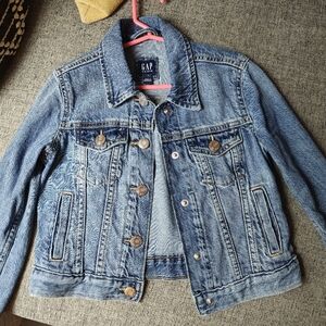 GAP Classic Light Wash Denim Jacket - Light Blue